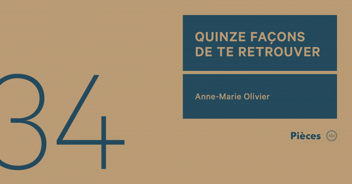 Quinze façons de te retrouver Produits Quinze façons de te retrouver Produits