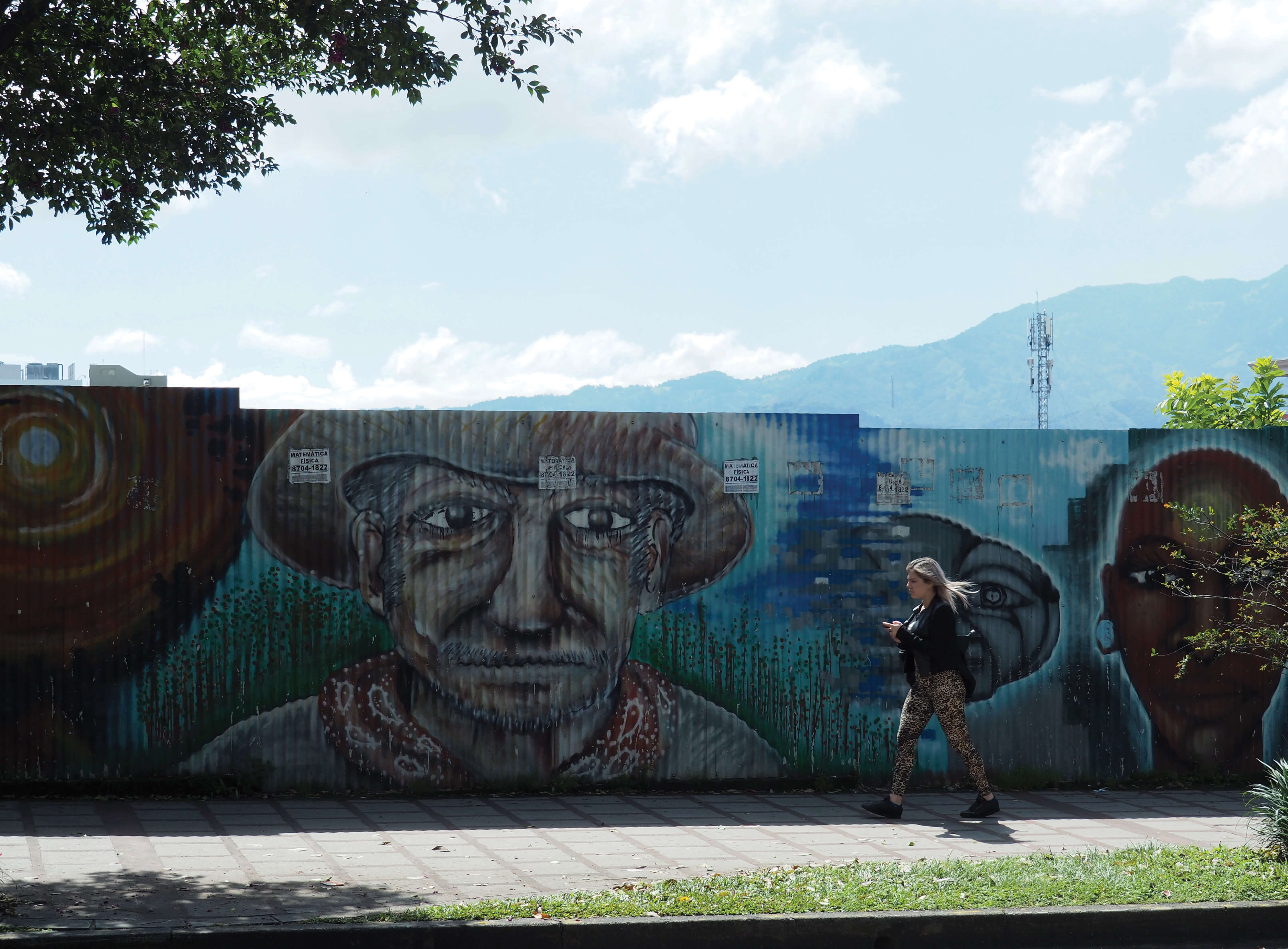D’innombrables murales, comme celle-ci sur le Paseo de las Damas, illuminent les rues de San José.